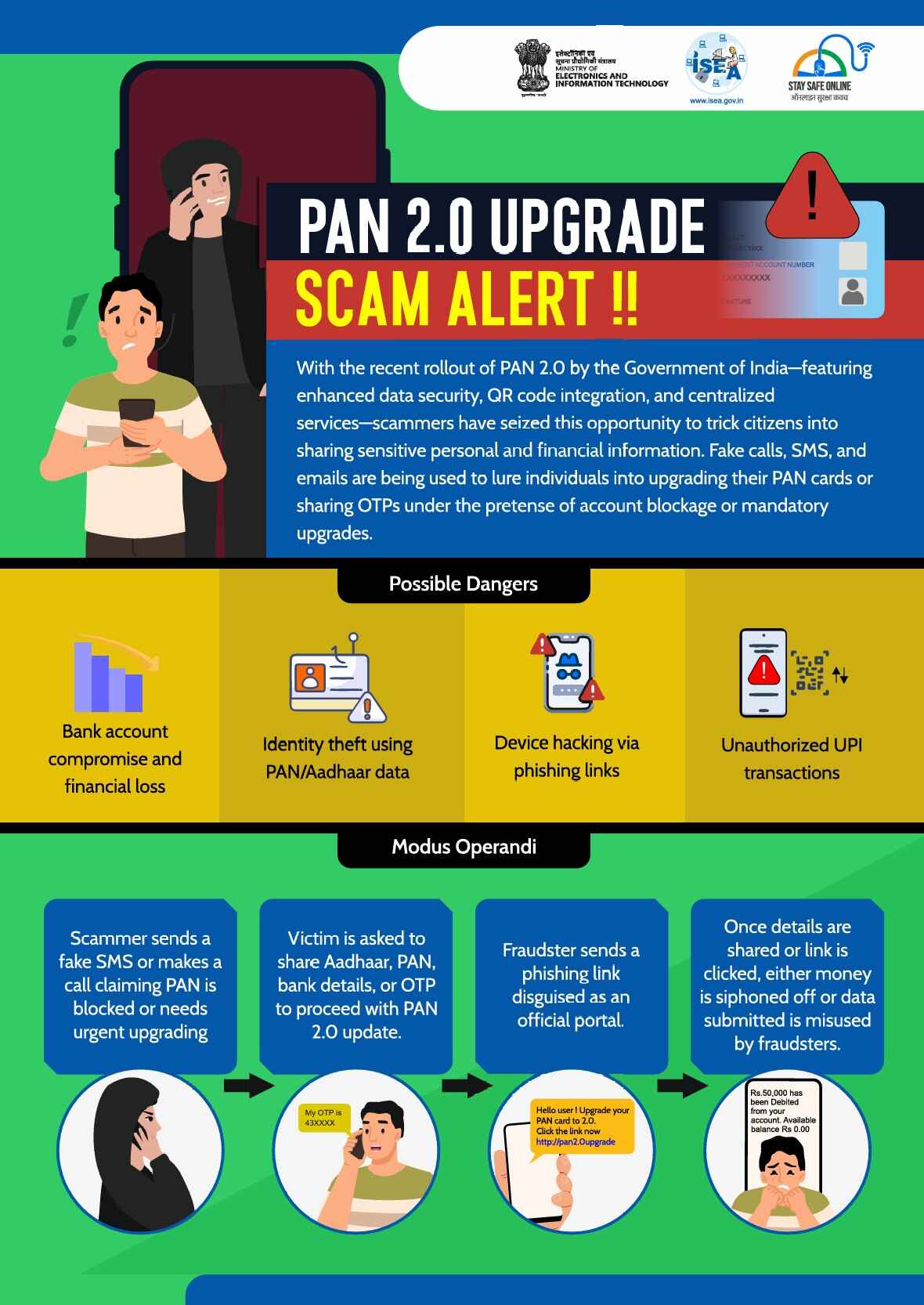 Fake PAN Upgrade Scam