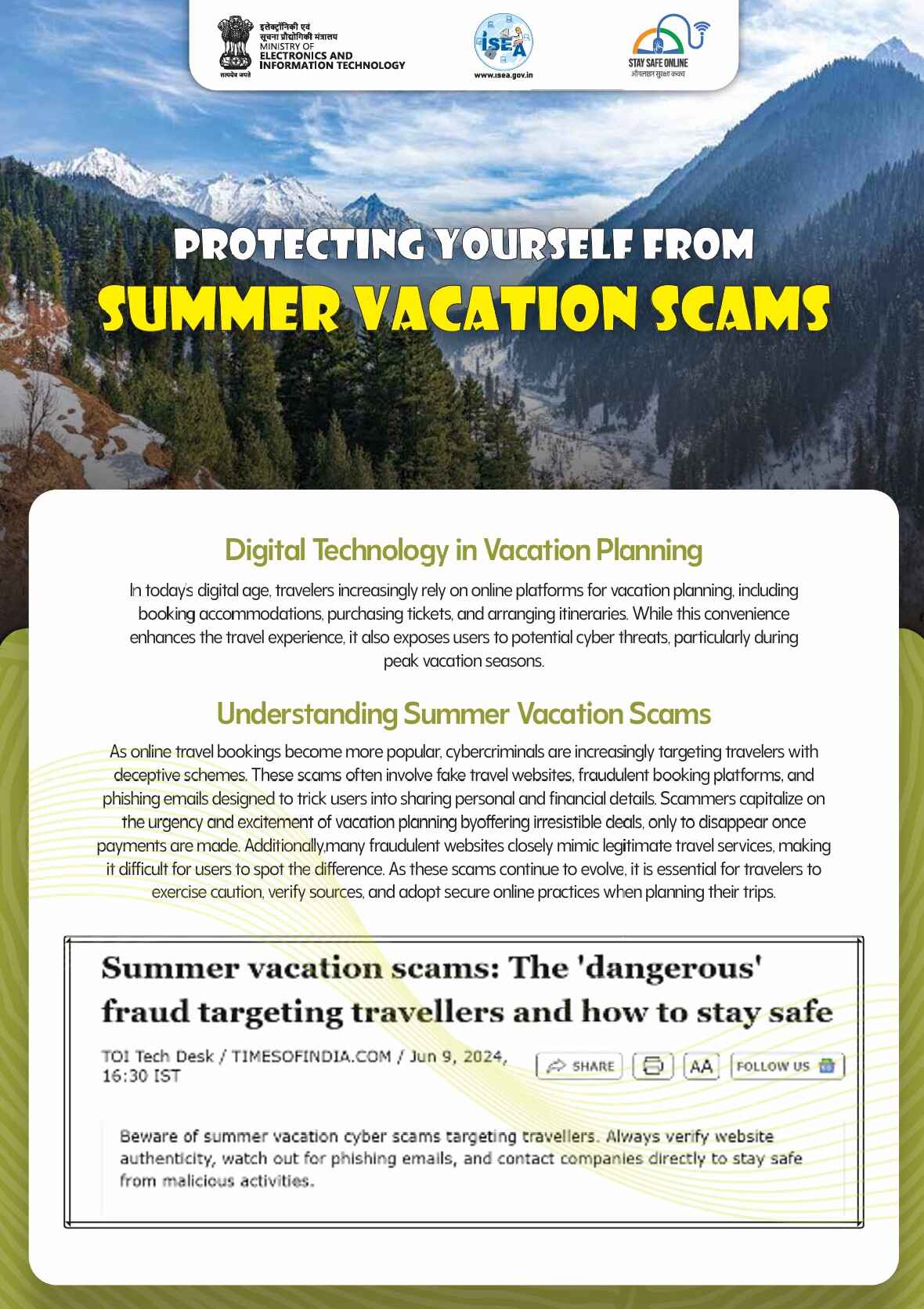 Summer Vacation Scam